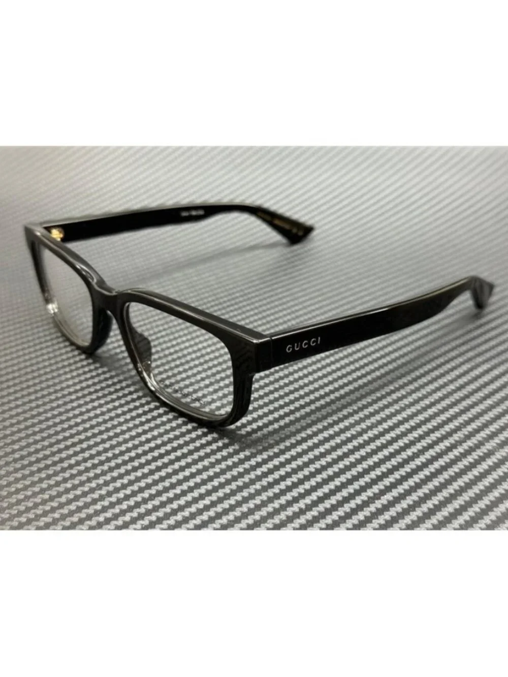 New Gucci Men Black Eyeglasses 53-18-145